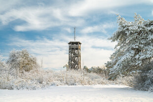 冬季雪树银花观测塔