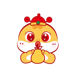 蛇卡通抱梨插画线稿简笔画