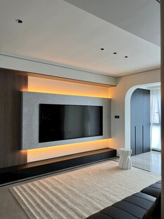 室内设计全屋定制客厅木质柜