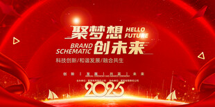 2025公司年会背景模板