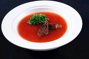 羊肚菌捞饭 