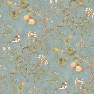 美式经典田园风格壁纸图案