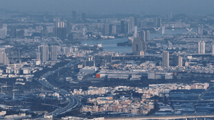 广州 航拍 城市 鸟瞰