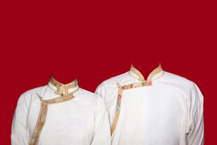 传统结婚证件照