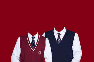 学生装结婚证件照