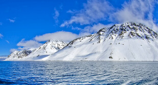 挪威 北极冰雪山脉