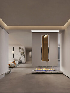 室内设计全屋定制悬挑柜子设计