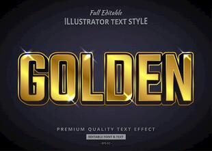 金属字EPS字体样机