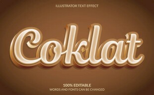 可乐风格EPS字体样机