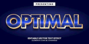 3D立体可编辑字体样机