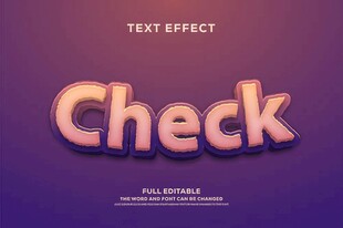 饼干字风格EPS字体样机