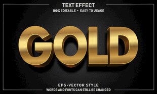 金属字EPS字体样机