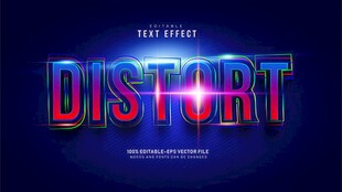 潮流风格EPS字体样机