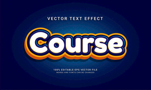 3D立体EPS字体样机