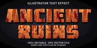 潮流风格EPS字体样机