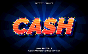 3D立体EPS字体样机