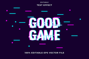 故障电磁波EPS字体样机