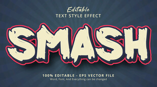 潮流风格EPS字体样机