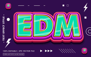 赛博朋克风格EPS字体样机