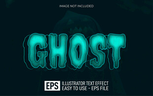 幽灵字EPS字体样机