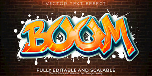 潮流风格EPS字体样机