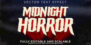 潮流风格EPS字体样机