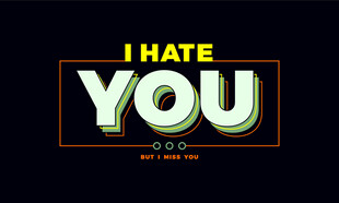 潮流风格EPS字体样机