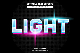 潮流风格EPS字体样机