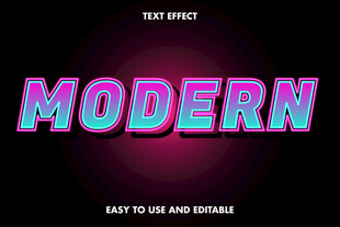 3D立体可编辑字体样机