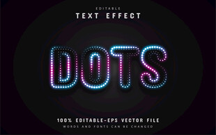 点阵字效果字体样机