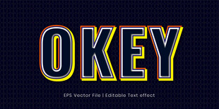 潮流风EPS字体样机