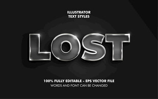 3D立体EPS艺术字效果