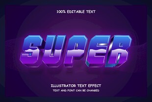 3D立体艺术字效果