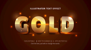 3D立体可编辑艺术字效果