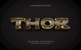 金属字3D立体艺术字效果