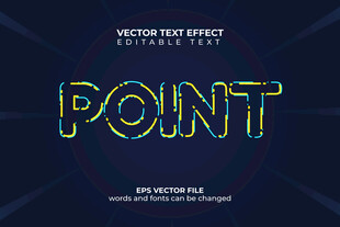 潮流风格艺术字效果