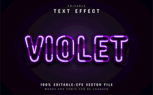 赛博朋克风格艺术字效果