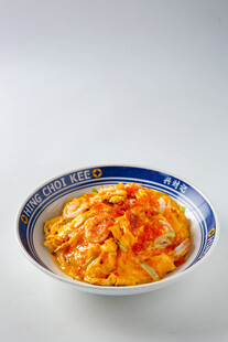 虾仁滑蛋饭