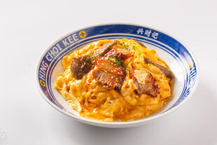 叉烧滑蛋饭