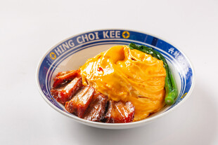 叉烧滑蛋饭