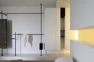 夹吊设计高级感装修木制品定制柜