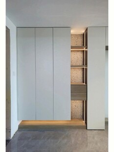 夹吊设计高级感装修木制品定制柜