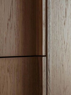 骨骼线胡桃木复古中式风格柜子门