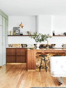 骨骼线胡桃木复古中式风格柜子门