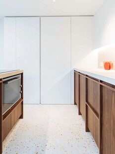 骨骼线胡桃木复古中式风格柜子门