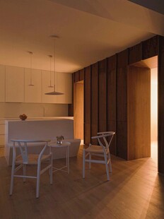 骨骼线胡桃木复古中式风格柜子门