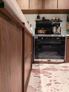 骨骼线胡桃木复古中式风格柜子门