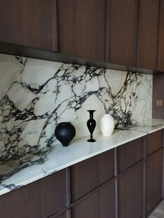 骨骼线胡桃木复古中式风格柜子门