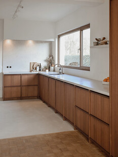 骨骼线胡桃木复古中式风格柜子门