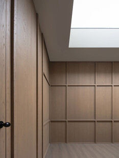 骨骼线胡桃木复古中式风格柜子门